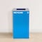 Alpine Industries 87 Gal. 3-Stream Black Steel Square Open Top Trash Can Compost and Blue Recycling Station ALP4450-BLK-KIT14 - alternate 10